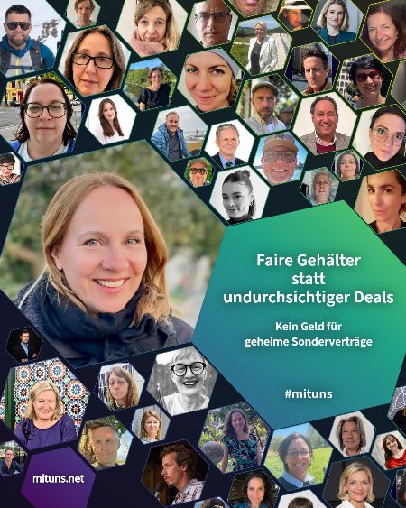 Faire Gehälter statt undurchsichtiger Deals